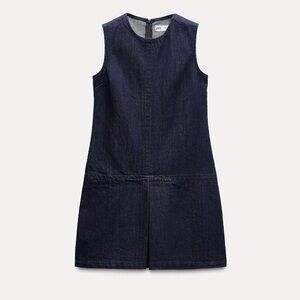 Zara Dark Blue Denim Dress